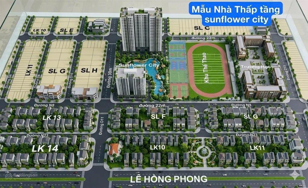 Bán đất nền dự án sunflower city, 1,15 tỷ, 161 m2, giá ưu đãi, uy tín