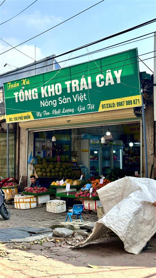 Bán nhà c4 mặt phố nhổn  gần cổng chào hoài đức  hn  kinh doanh đỉnh cao