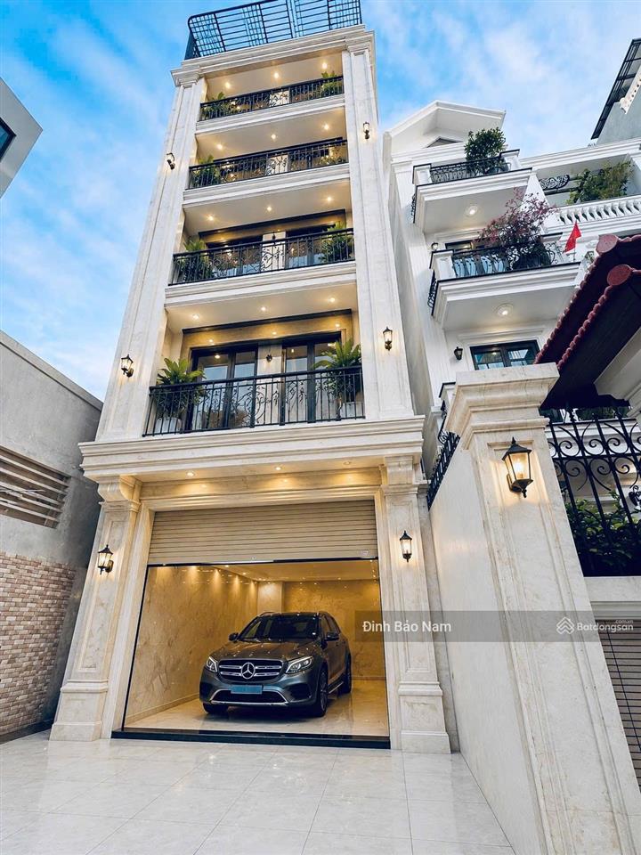 Phố vip long biên  107m 7t thang máy mt 6.5m  ô tô tránh và vào nhà  ngõ nông ở sướng