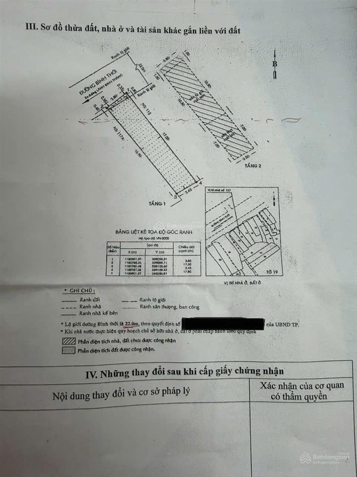 Bán nhà mt bình thới, p.11, q.11 17 tỷ