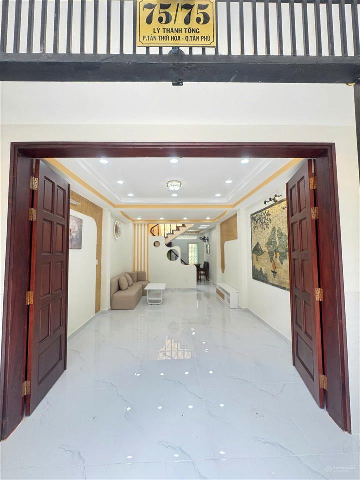 Bán nhà 2 hẻm 5m(xh) lý thánh tông, p. tân thới hòa, q. tân phú, 6,380 tỷ.