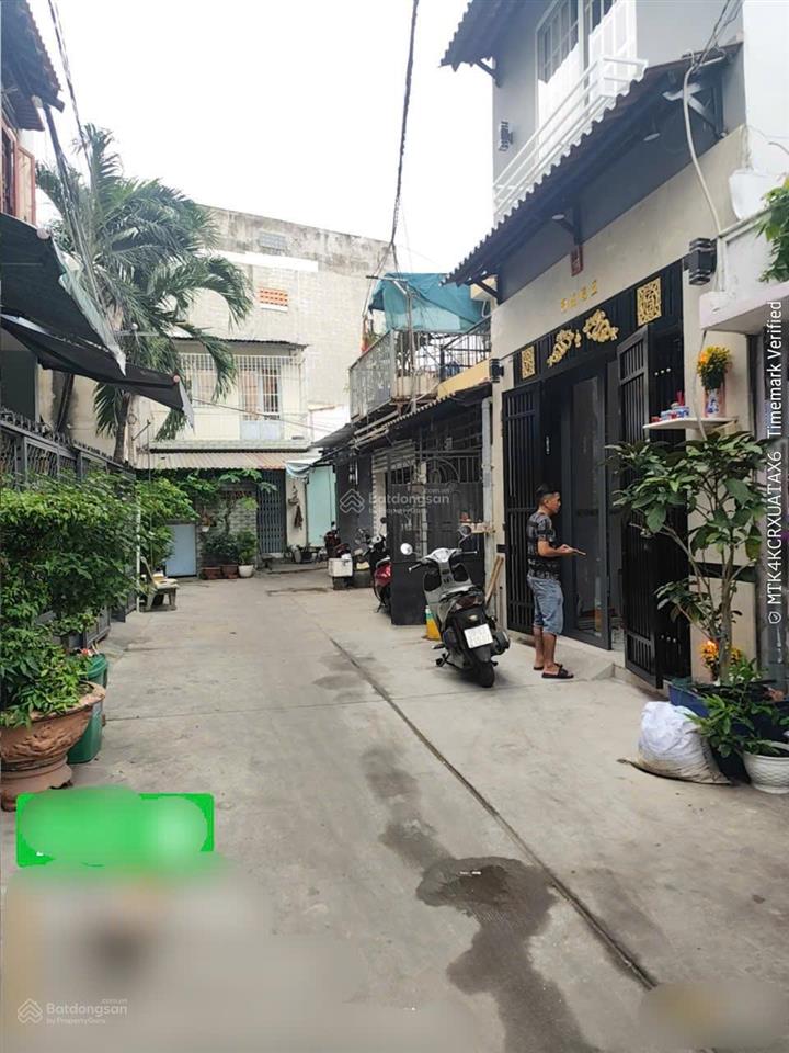 Bán nhà hẻm 4m(xh) bà hom, p.13, q.6, 6.3 tỷ.