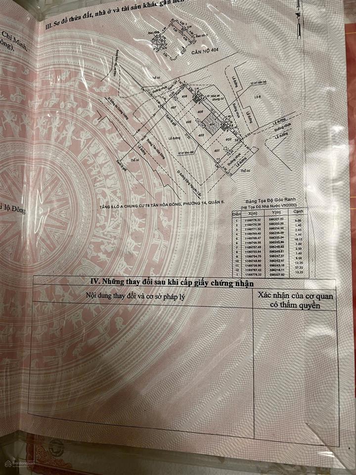 Bán chung cư mt tân hòa đông (c. cư cây đa), p. 14, q. 6, 1.9 tỷ