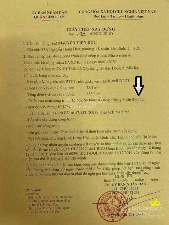 Chính chủ bán đất nền giá rẻ hẻm 5m xe tải số 617 lê trọng tấn, p b.h.hòa, q. bình tân. giá 4,3 tỷ