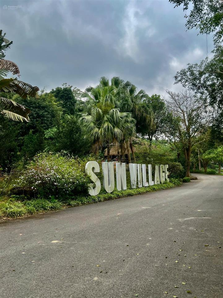 Bán căn biệt thự góc ven sườn đồi, cạnh hồ  sun village lương sơn  hòa binh