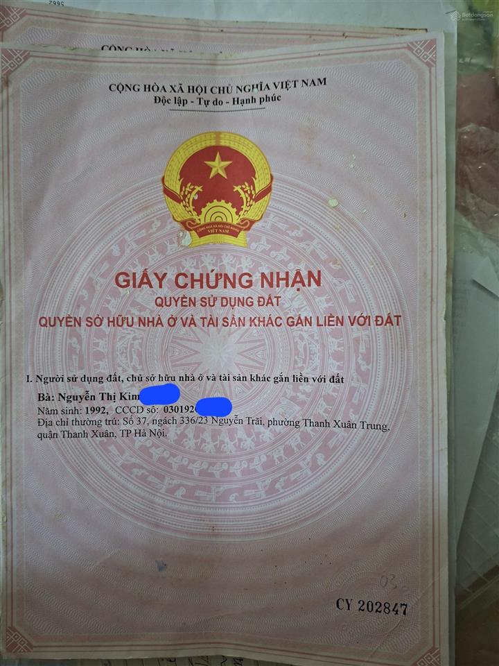 Bán nhà ngõ 263 đường nguyễn trãi, 19m2. giá bán 5 tỷ