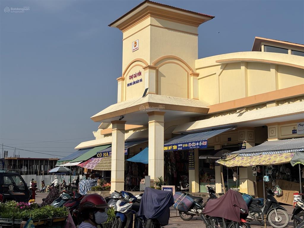 Bán nhà phố 4 tầng mặt tiền trực diện chợ cái vồn