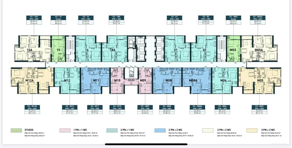 Chủ nhà gửi bán nhanh căn 3 ngủ góc view đảo đẹp . giá 6.1ty