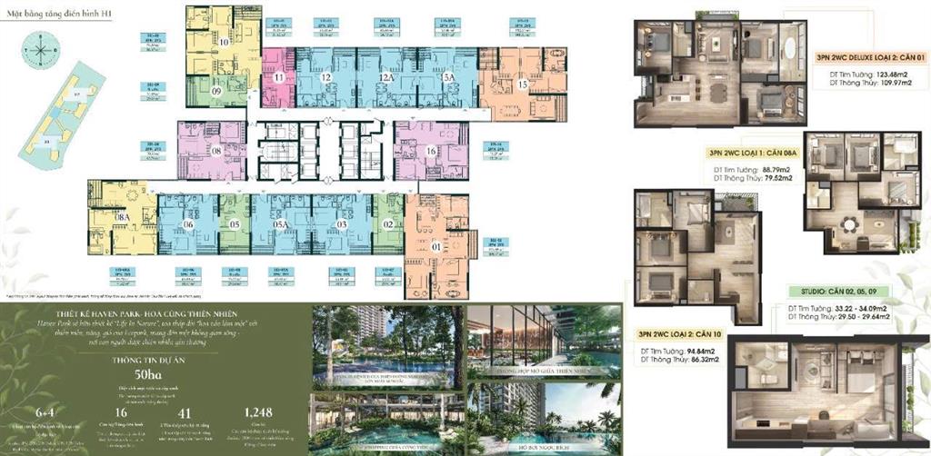 Bán nhanh căn 2 ngủ haven giá 3,8 tỷ đủ nội thất