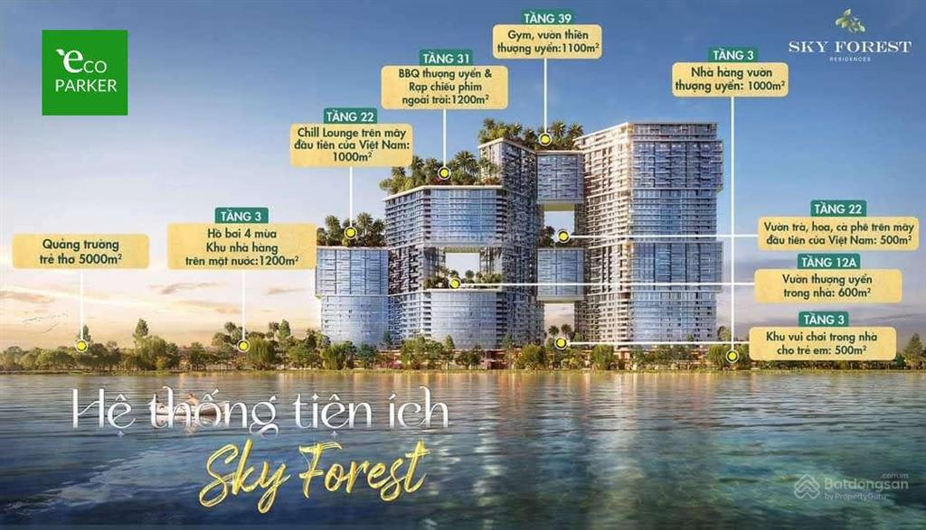 Bán gấp căn 2 phòng ngủ tòa sky forest residences ecopark cao cấp mới giá tốt