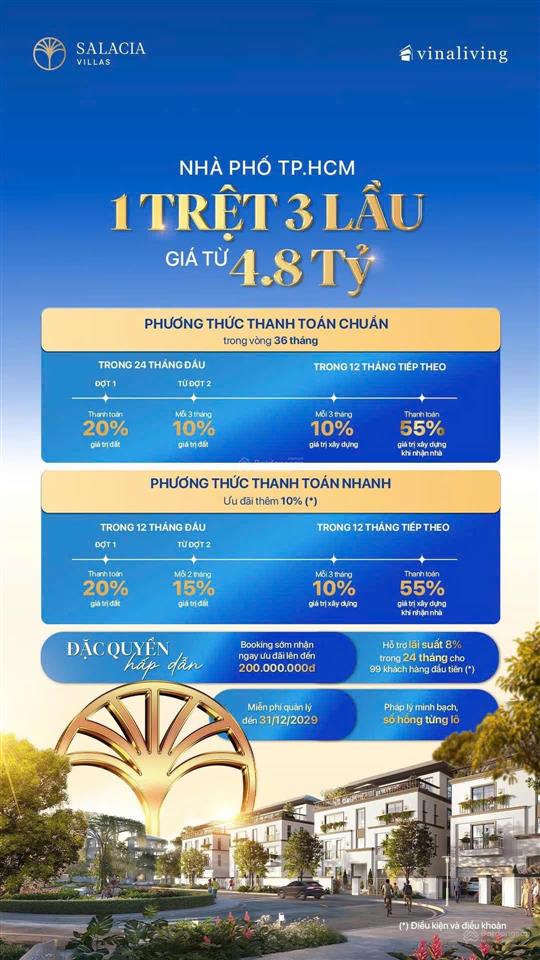 Salaciacompound villa, nhà phố chuẩn resort gđ1số lượng có hạn giá từ 4,7 tỷtrả chậm 48 tháng