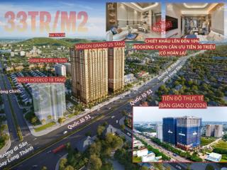 Ưu đãi mới, nhận nhà năm nay cam kết thuê 16tr/th với căn hộ 2pn maison grand phú mỹ