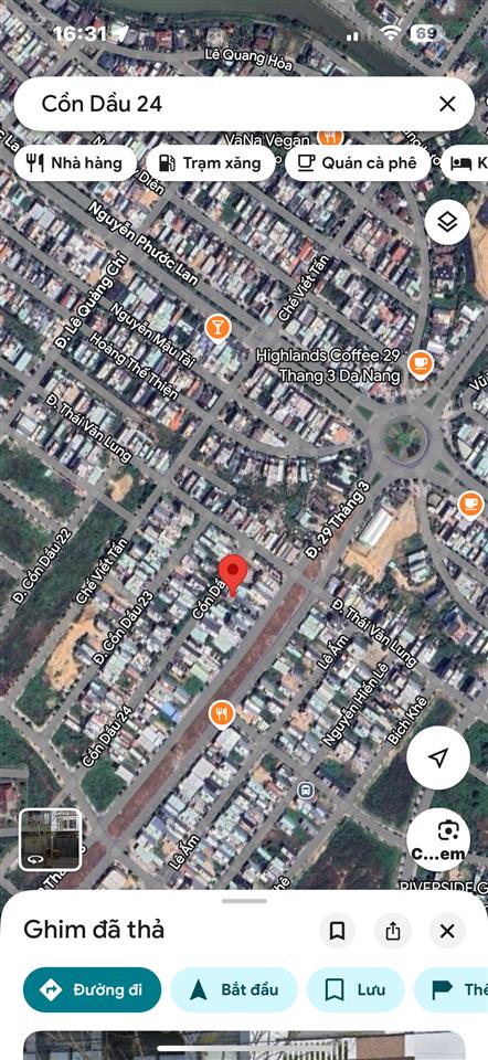 Bán cặp đất liền kề tại đường cồn dầu 24, phường hòa xuân, cẩm lệ, đà nẵng, dt 260 m2. vị trí đẹp