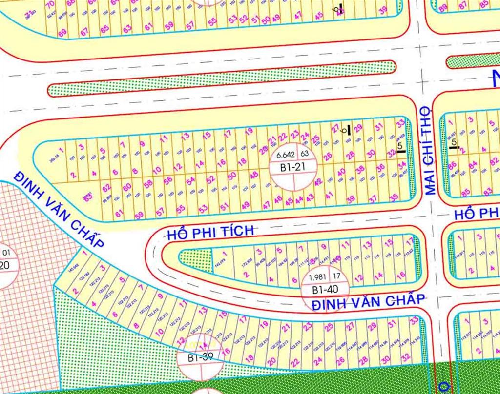 Bán cặp đất liền kề tại hồ phi tích, đảo 2, hòa xuân, đà nẵng, dt 213 m2