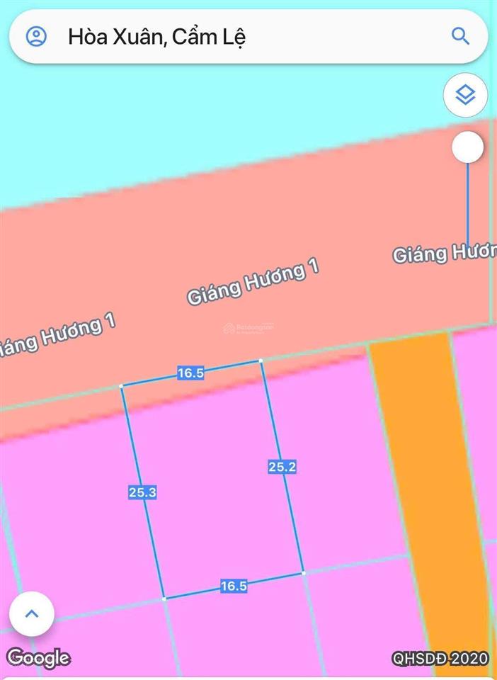 Lô đất biệt thự view sông khu euro 2 hoà xuân, đà nẵng.  0934 863 ***