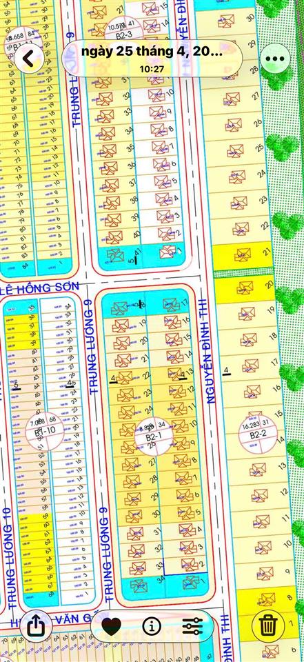 Bán lô góc đất biệt thự 2 mặt tiền đường 7m5 nguyễn đình thi và lê hồng sơn, hòa xuân, đà nẵng