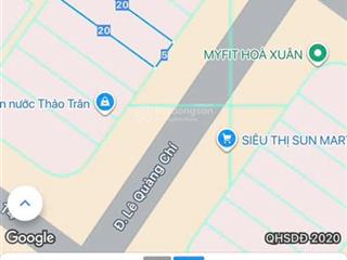Bán lô đất đường 10,5m lề 5m, lê quảng chí tại hòa xuân mở rộng, phường hòa xuân, đà nẵng