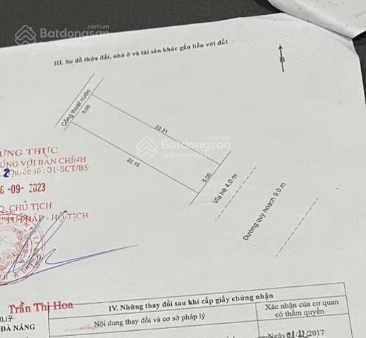 Nhanh tay sở hữu lô đất đẹp tại hòa xuân mở rộng, đà nẵng, trục thông dài sát nguyễn phước lan
