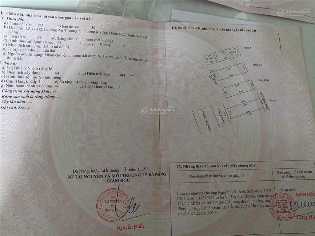 Bán lô đất còn sót lại phố tây an thượng  đường an thượng 2  0934 863 ***