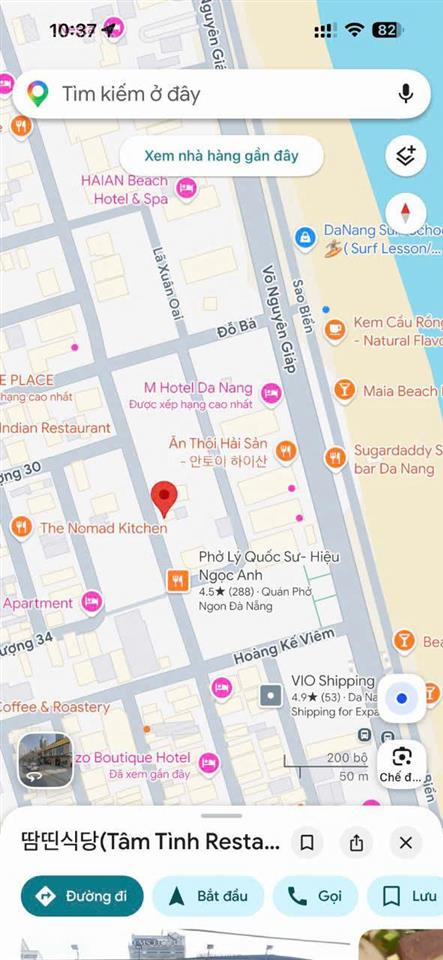 Bán nhà mặt phố đường trần bạch đằng, phường mỹ an, ngũ hành sơn, đà nẵng  0934 863 ***