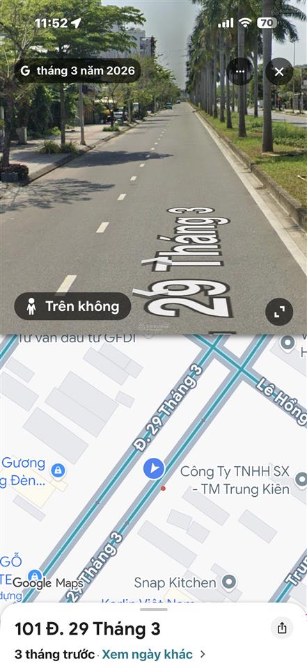 Bán cả 2 lô đất liền kề tại khu vip hòa xuân, đà nẵng, dt 250m2, đường hàng dừa (29/3), sát sông