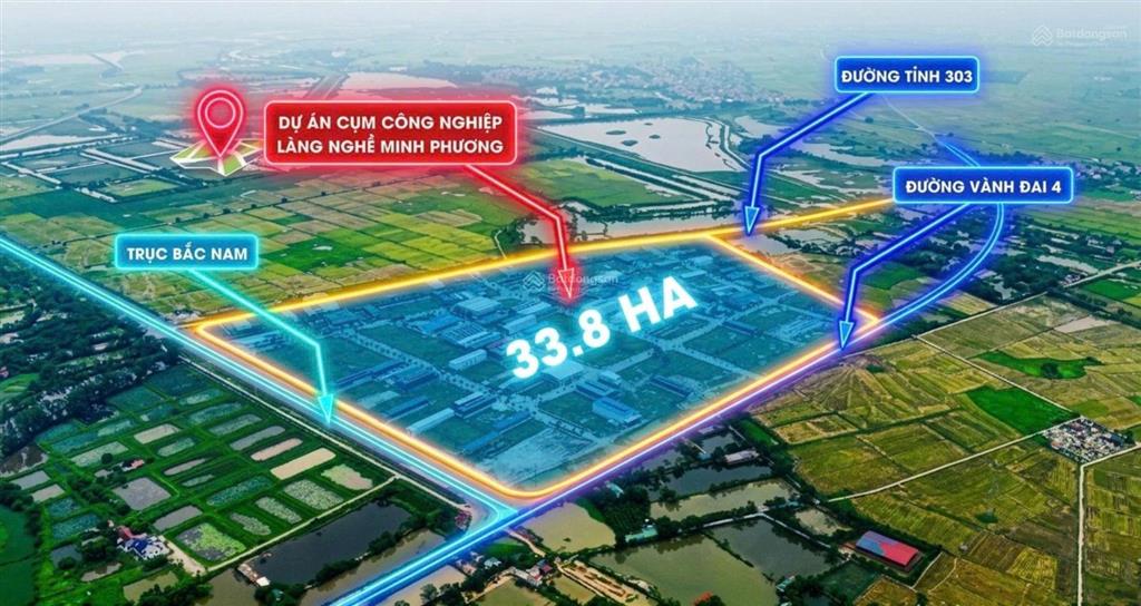 Bán giá cắt lỗ gần tỷ giá vốn lô đất mặt đường 51m cụm công nghiệp làng nghề minh phương yên lạc