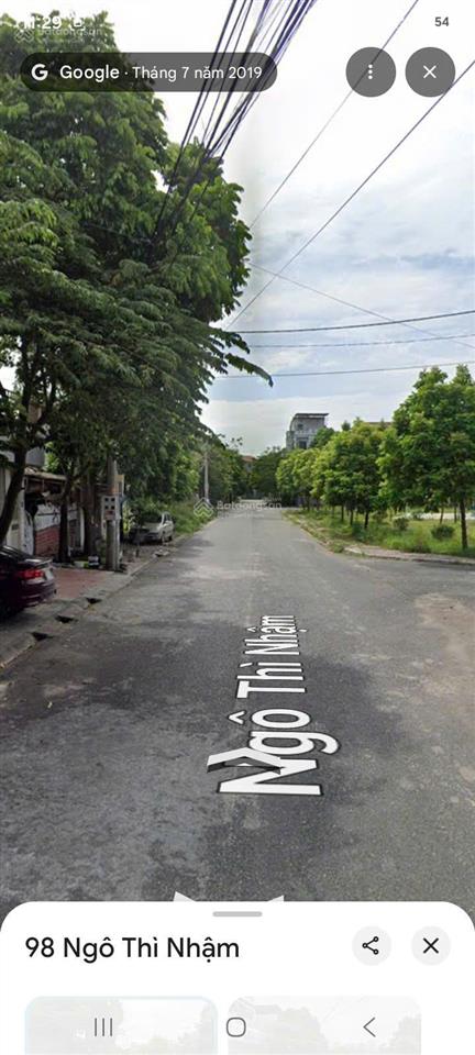 Bán lô đất trục đường ngô thì nhậm kdc tỉnh ủy vĩnh yên view công viên