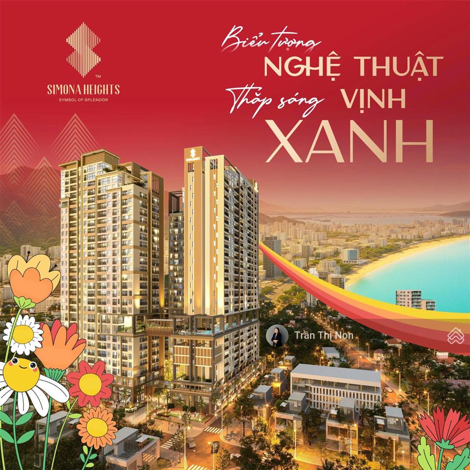 Căn hộ hạng sang simona heights 2pn tặng full nội thất 5 sao  miễn phí quản lý 3 năm kể cả gym bơi