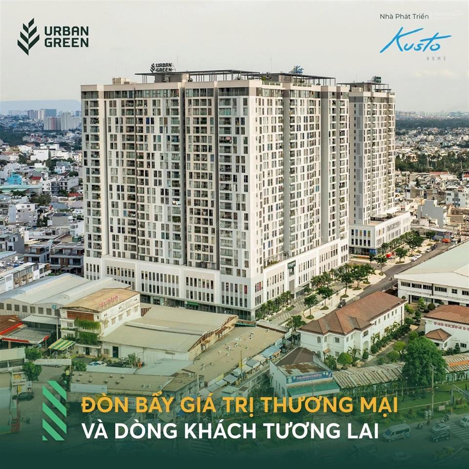 Chỉ 50tr/m2 3,6 tỷ sở hữu ngay shophouse urban green đã có sổ nhận ngay 2535tr/th, ck lên đến 30%