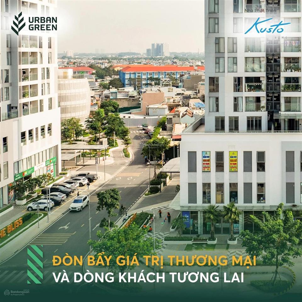 Chỉ 50tr/m2 3,6 tỷ sở hữu ngay shophouse urban green đã có sổ nhận ngay 2535tr/th, ck lên đến 30%