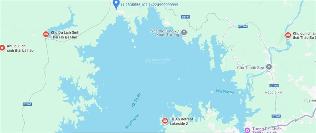 Bán gấp đất gần hồ trị an, rất hợp nghỉ dưỡng, thiên nhiên trong lành