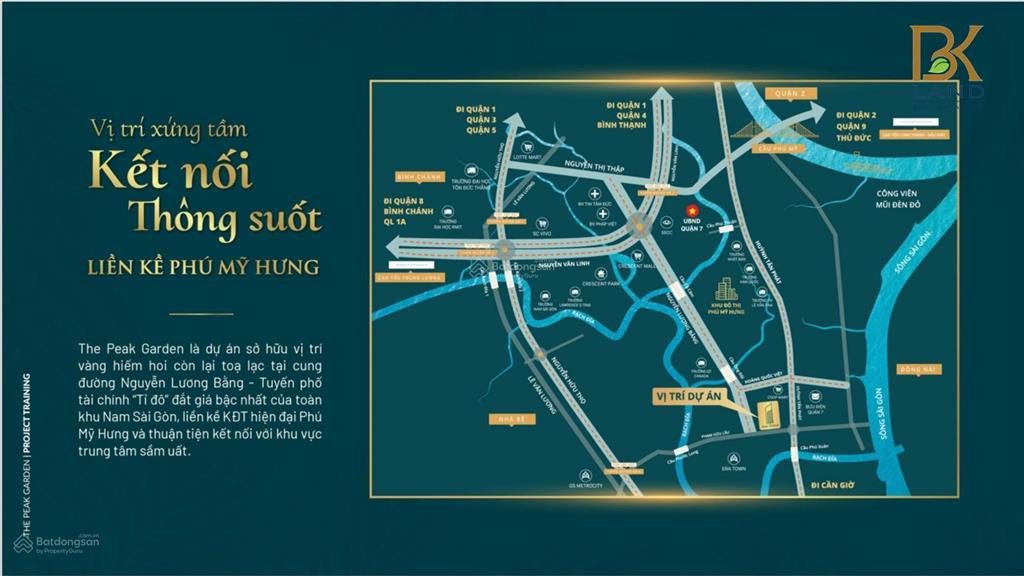 The peak garden quận 7  giữ chỗ 50tr  ưu tiên chọn căn view đẹp nhất!