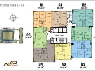 Bán cc 3pn, 2wc tại saigonland apartment, 5,6 tỷ, 78,2m2, bình thạnh, hcm
