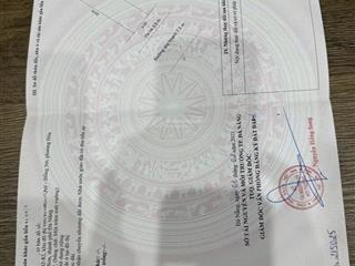 Bán lô đất sát góc, đấu lưng đường tô hoài, nam hòa xuân, ngũ hành sơn đà nẵng
