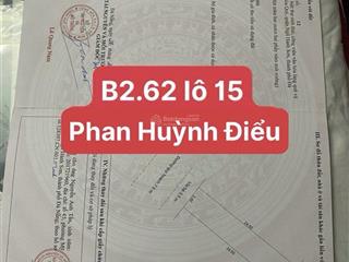 Chính chủ bán đất 123m2 phan huỳnh điểu, ngũ hành sơn đà nẵng