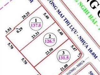 Hơn 2 tỷ đất đẹp đường mai thị lựu  nghi hòa cửa lò