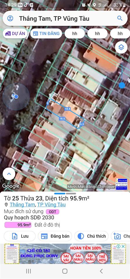 Bán nhà mặt tiền đường xô viết nghệ tĩnh, gần trục đường hoàng hoa thám, cách biển 500m, vũng tàu