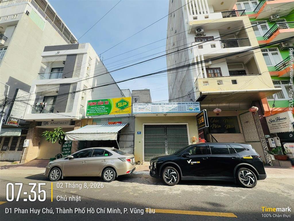 Bán nhà cấp 4 (tính đất) mặt tiền phan huy chú,khu á châu,cách biển thùy vân 350m,phường 2,vũng tàu