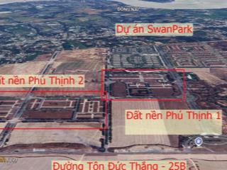 Cần bán 1 cặp góc nhà phố đường 19m đối diện tttm thuộc dự án phú thịnh 2 giá chỉ 27,5tr/m2