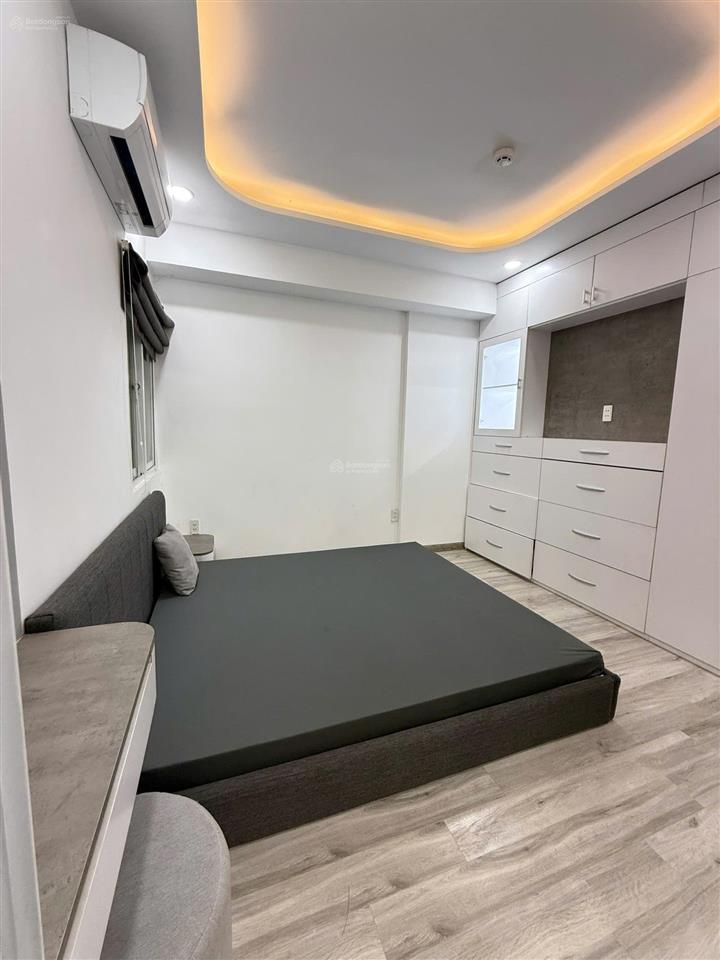 Cho thuê căn hộ 2 pn, 1 wc, có sân phơi, nội thất đầy đủ, nhà mới, đẹp tuyệt vời. giá 8tr/th