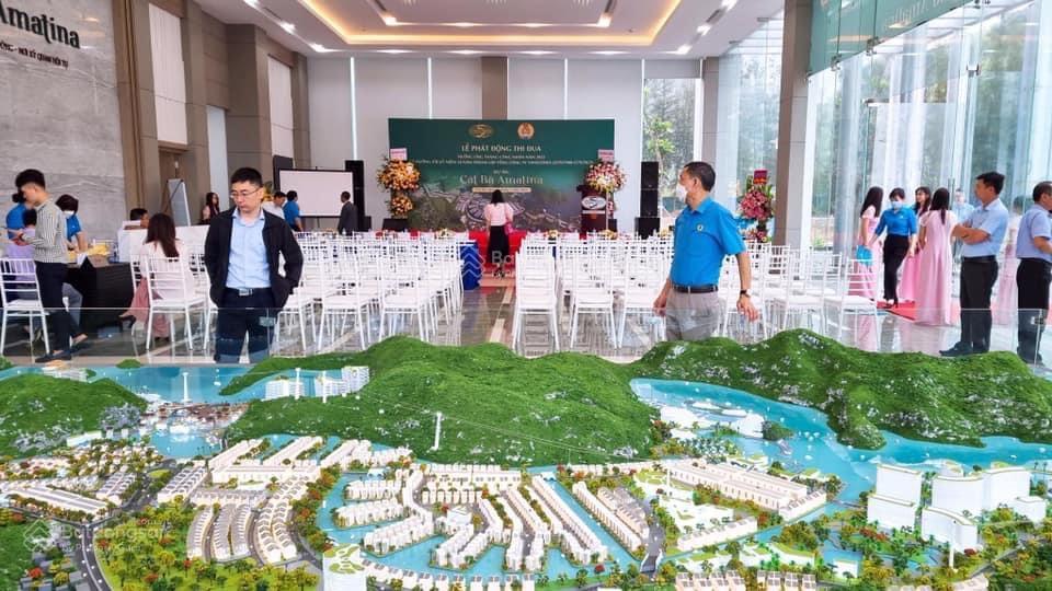Bán gấp liền kề cát bà amatina, căn khe thoáng, 96m2, 4 tầng, mặt tiền 6m