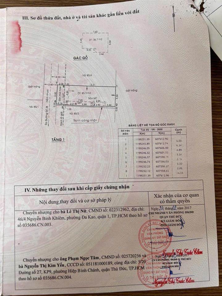 Bán nhà cấp 4 chính chủ, cao ráo không ngập nước, thuận tiện đi lại vào trung tâm tphcm