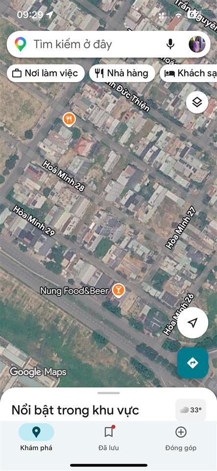 Chính chủ chào bán lô đất hoà minh 28, ngay gần ubnd phường hoà khánh