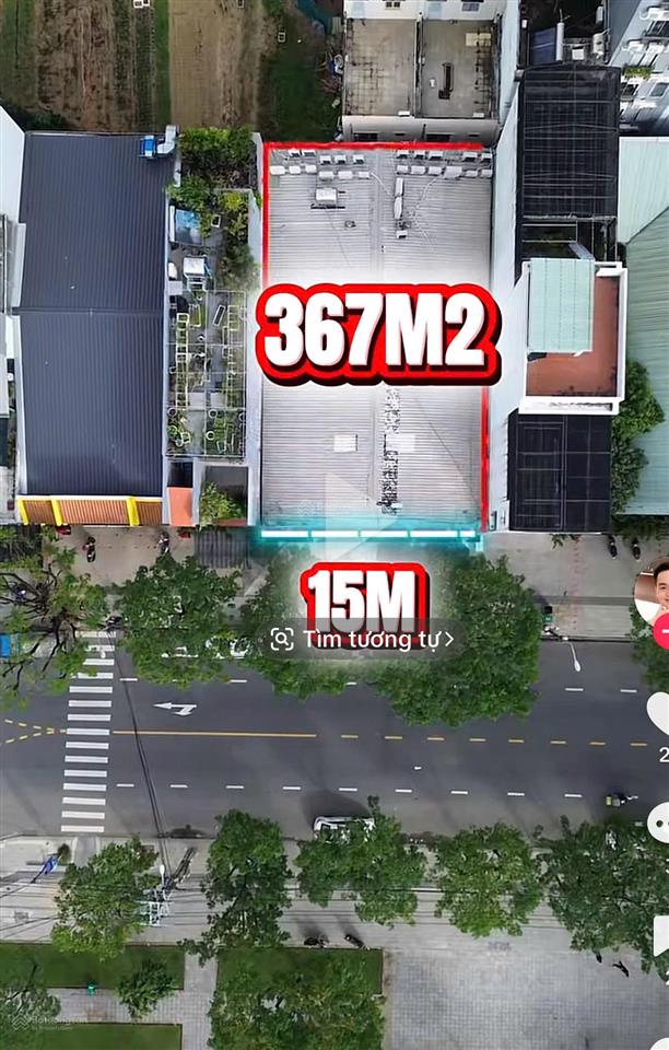 3 lô lk mặt tiền hồ nghinh đối diện công viêbn 367m2 ngang 15m xây cao tầng cách biển 200m