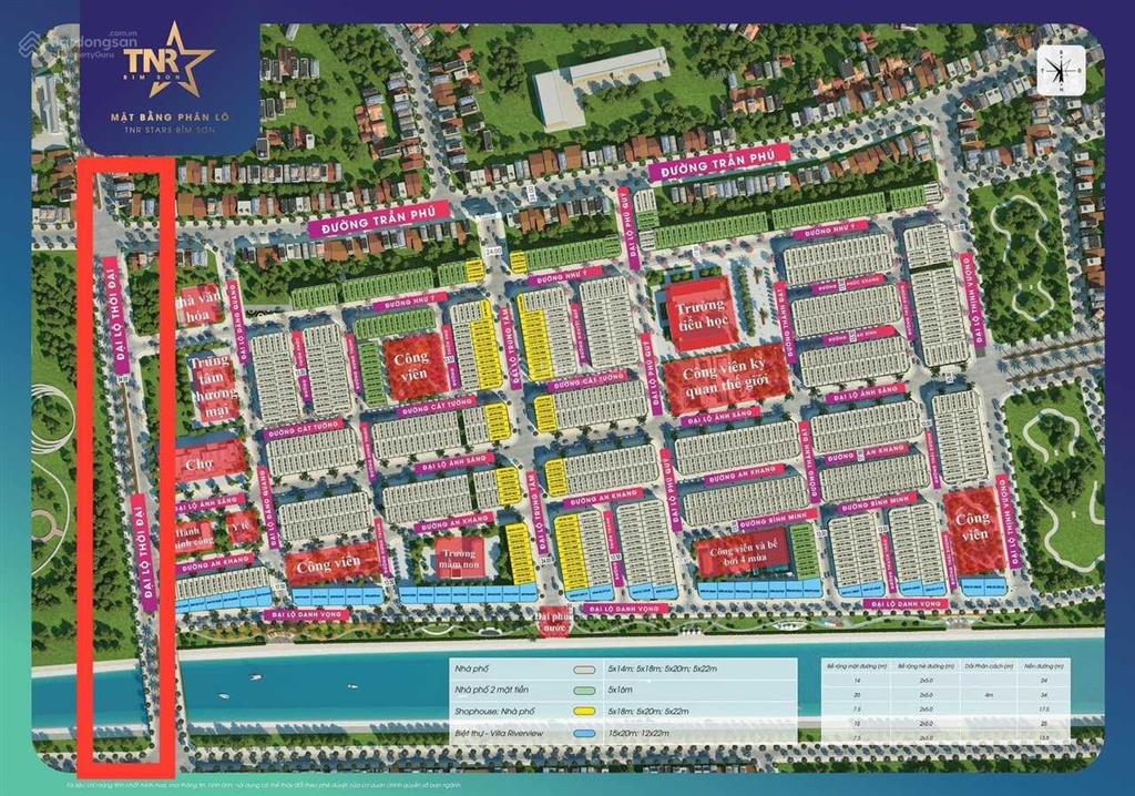 Chính chủ bán lô đất tnr bỉm sơn 105m2 mt5m (gần sông, trục trung tâm) giá gốc (ra lộc), 0917 136 ***