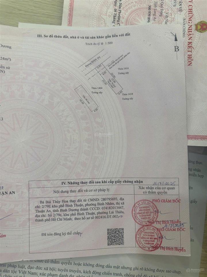 Cắt lỗ mạnh! nhà lầu mặt tiền bình nhâm hoàn công đầy đủ dtsd 155m2, sân ô tô, 3pn, giá tl + bank