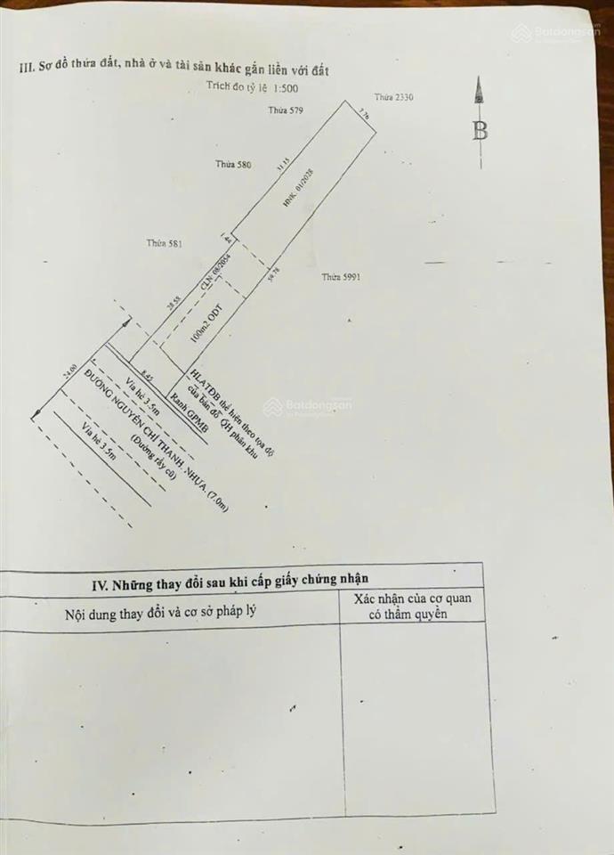 Bán gấp đất mặt tiền nguyễn chí thanh, ngay chợ búng dt lớn hiếm có 8.4x59m giá 23 tr/m2