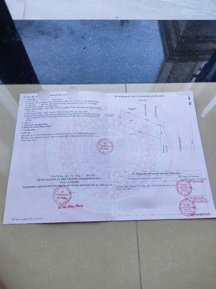 Bán đất mt ql13 lái thiêu, gần eco xuân và lotte giá 26 tỷ có tl