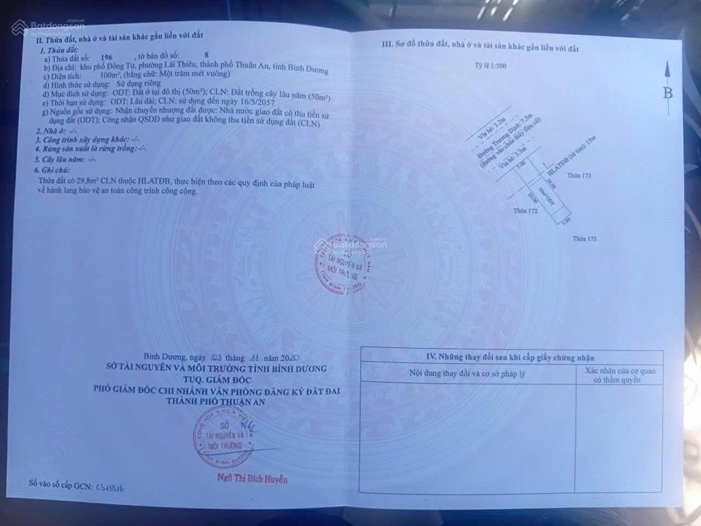 Bán nhà mặt tiền đường nhựa 8m bình nhâm 1, đang cho thuê 10 triệu/tháng, kinh doanh sầm uất