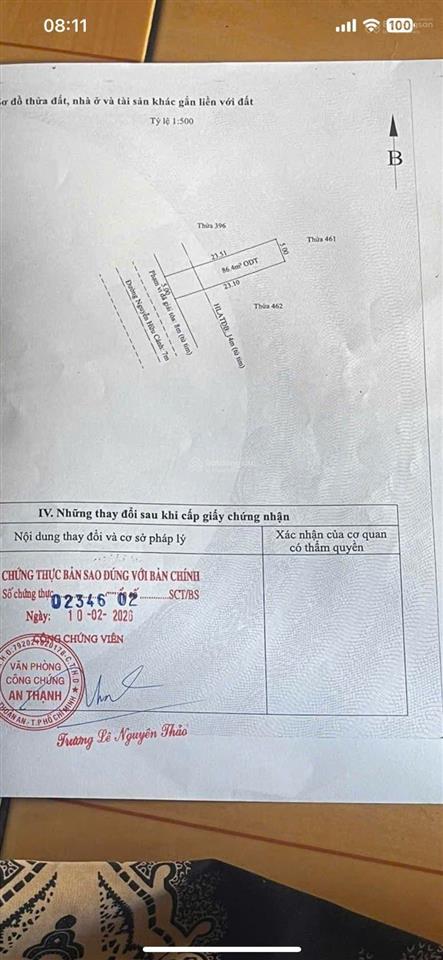 Đất mặt tiền kinh doanh buôn bán giá chỉ 4,9 tỷ, đường nguyễn hữu cảnh, lái thiêu